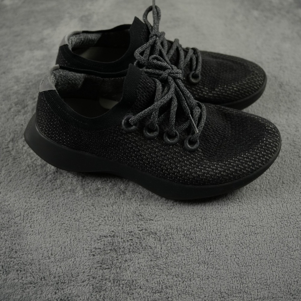 Allbirds Wool Runners Womens 10 Black Charcoal Sustainable Running Shoes - Picture 5 of 9